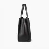 BLACK SUEDE MULTI-COMPARTMENT SATCHEL BAG - Image 5