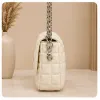 Style Beauty Hub Elegant Quilted Chain Shoulder Bag – White - Image 7