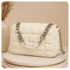 Style Beauty Hub Elegant Quilted Chain Shoulder Bag – White - Image 8