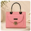 Style Beauty Hub Elegant Pink Top Handle Handbag for Women - Image 6