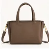 STYLE BEAUTY HUB Elegant Floral Pearl Tote Handbag with Shoulder Strap – Brown - Image 2