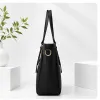 Style Beauty Hub Elegant Black Stripe Handbag for Women - Image 3