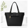 Style Beauty Hub Elegant Black Stripe Handbag for Women - Image 4